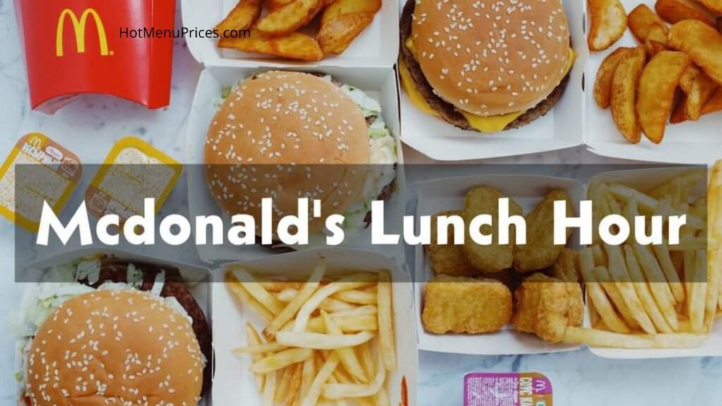 McDonalds Lunch 