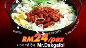 Mr Dakgalbi Menu Malaysia