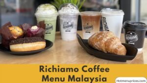 Richiamo Coffee Malaysia menu