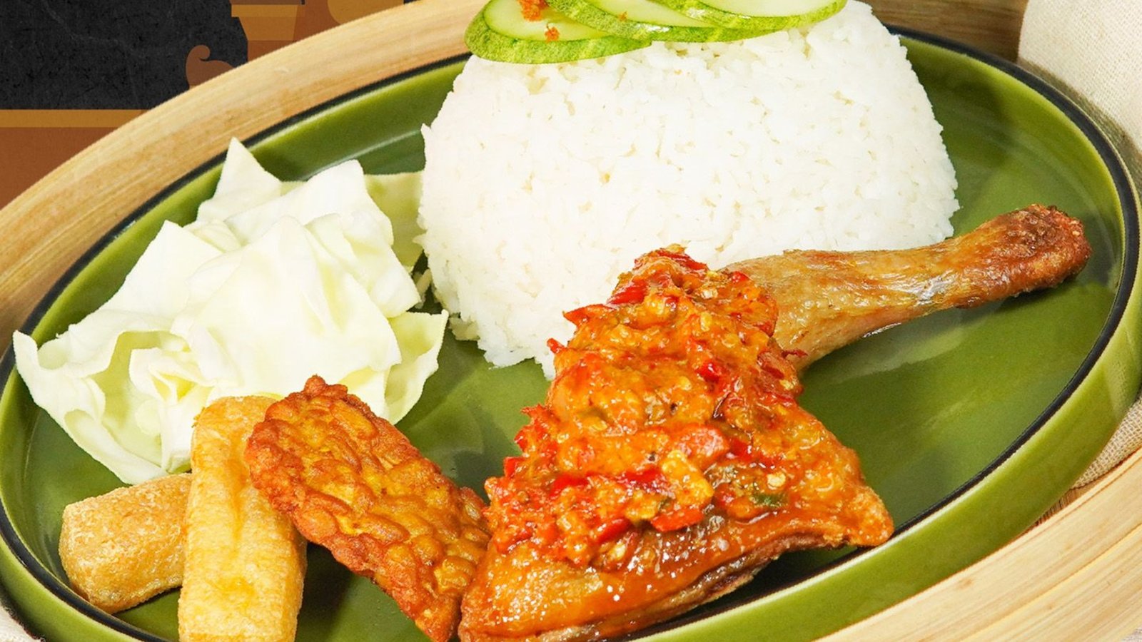 ayam gepuk pak gembus menu